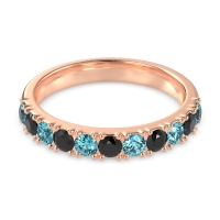 Half Eternity Classic Prong Set Udara Band