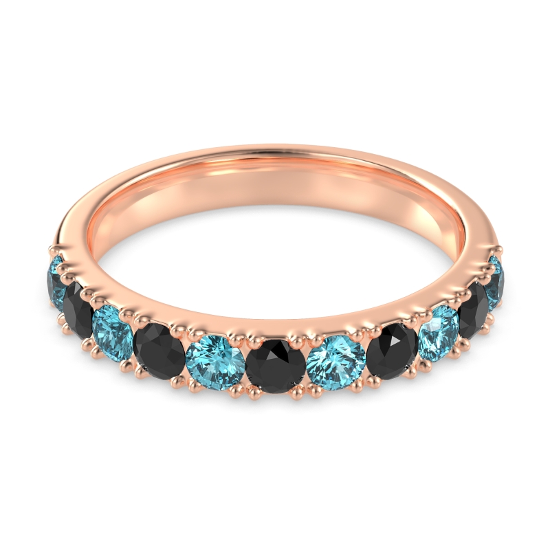Half Eternity Classic Prong Set Udara Band