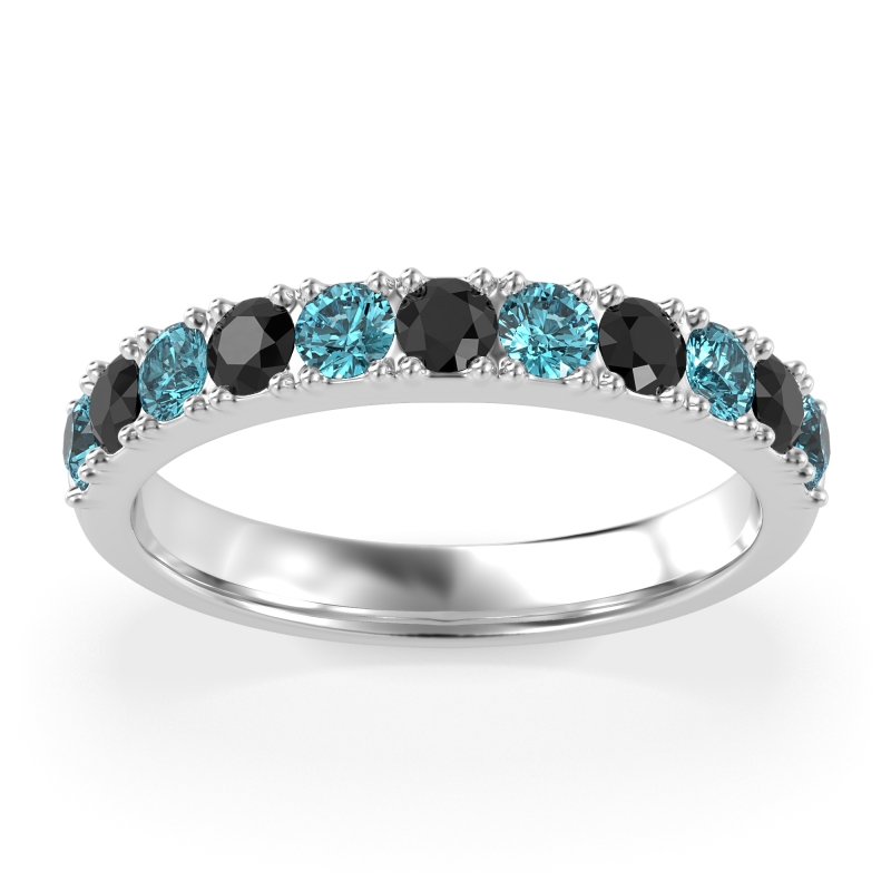 Half Eternity Classic Prong Set Udara Band