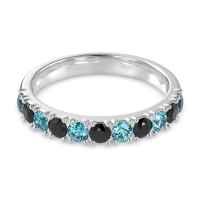 Half Eternity Classic Prong Set Udara Band