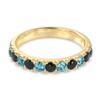 Half Eternity Classic Prong Set Udara Band