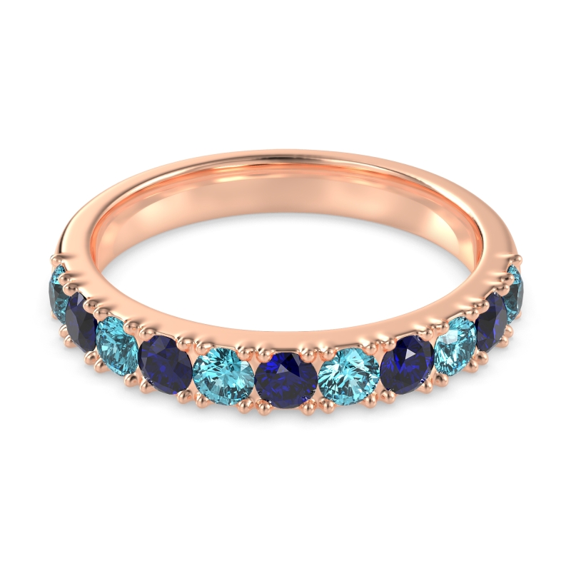 Half Eternity Classic Prong Set Udara Band