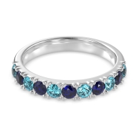 Half Eternity Classic Prong Set Udara Band