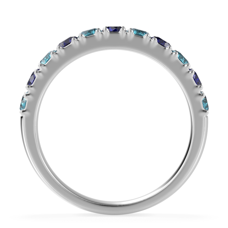 Half Eternity Classic Prong Set Udara Band