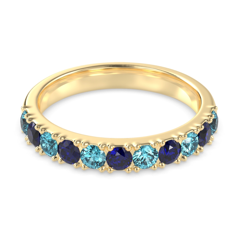 Half Eternity Classic Prong Set Udara Band