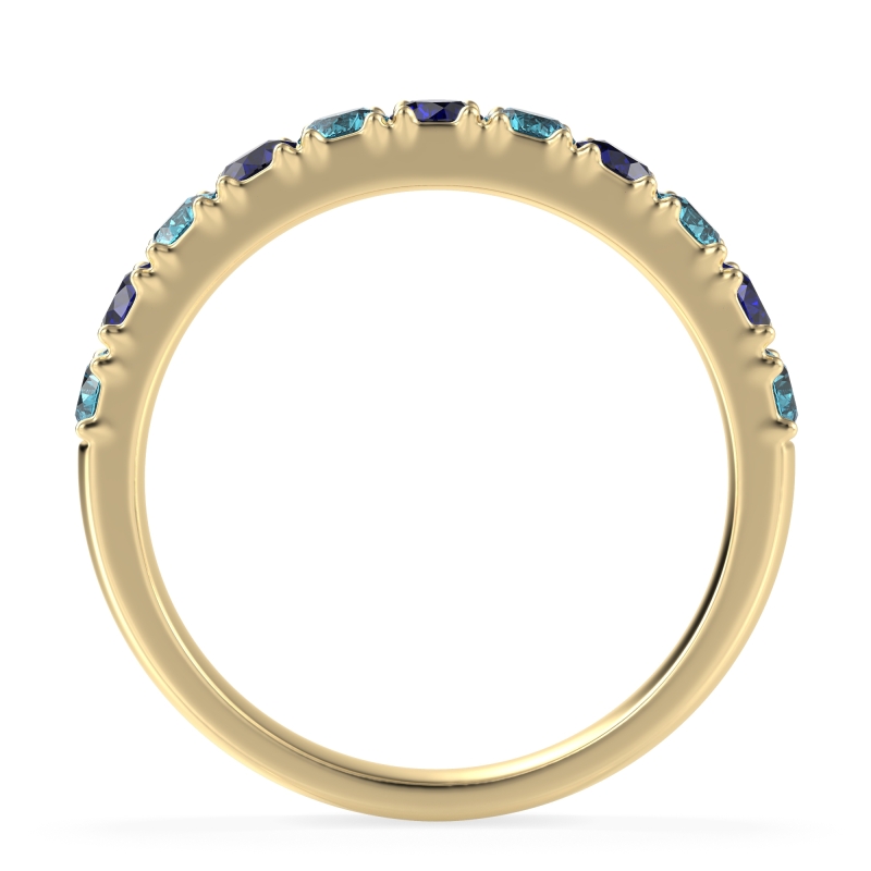 Half Eternity Classic Prong Set Udara Band