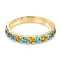 Half Eternity Classic Prong Set Udara Band