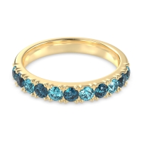 Half Eternity Classic Prong Set Udara Band