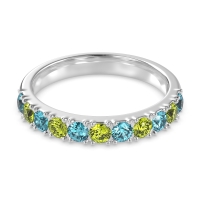 Half Eternity Classic Prong Set Udara Band