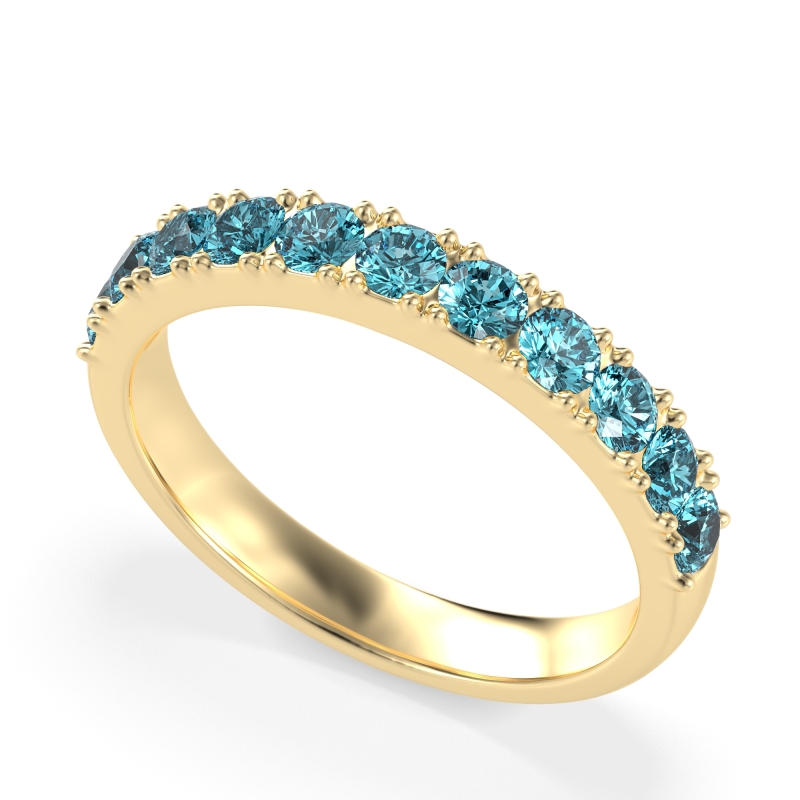 Half Eternity Classic Prong Set Udara Band