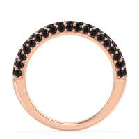 Gemstone Studded Half Eternity Agni Band