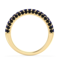 Gemstone Studded Half Eternity Agni Band