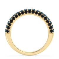 Gemstone Studded Half Eternity Agni Band