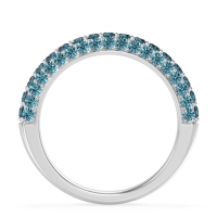 Gemstone Studded Half Eternity Agni Band