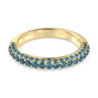Gemstone Studded Half Eternity Agni Band