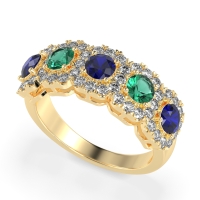Halo Cluster Half Eternity Madala Band
