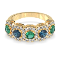 Halo Cluster Half Eternity Madala Band