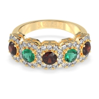 Halo Cluster Half Eternity Madala Band