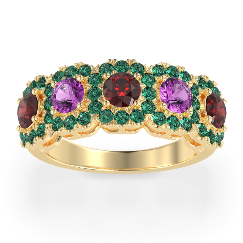 Halo Cluster Half Eternity Madala Band