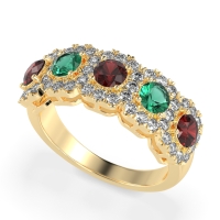 Halo Cluster Half Eternity Madala Band