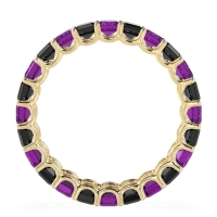 Eternity Emerald Cut U Prong Caila Band