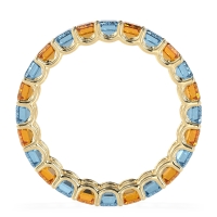 Eternity Emerald Cut U Prong Caila Band