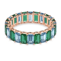 Eternity Emerald Cut U Prong Caila Band