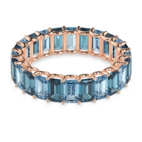 Eternity Emerald Cut U Prong Caila Band