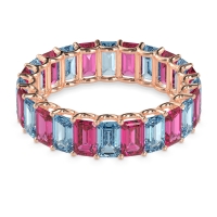Eternity Emerald Cut U Prong Caila Band