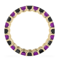 Eternity Emerald Cut U Prong Caila Band