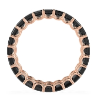 Eternity Emerald Cut U Prong Caila Band