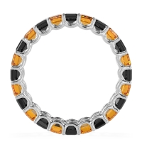 Eternity Emerald Cut U Prong Caila Band