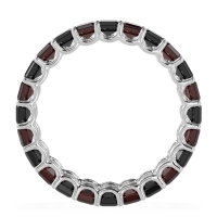 Eternity Emerald Cut U Prong Caila Band