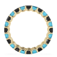 Eternity Emerald Cut U Prong Caila Band