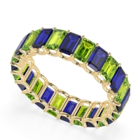 Eternity Emerald Cut U Prong Caila Band