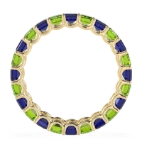 Eternity Emerald Cut U Prong Caila Band