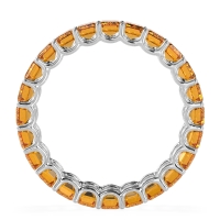 Eternity Emerald Cut U Prong Caila Band