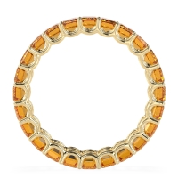 Eternity Emerald Cut U Prong Caila Band
