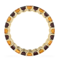 Eternity Emerald Cut U Prong Caila Band