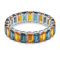 Eternity Emerald Cut U Prong Caila Band