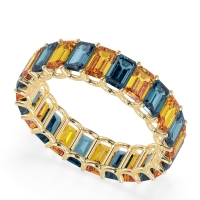 Eternity Emerald Cut U Prong Caila Band