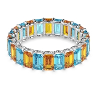 Eternity Emerald Cut U Prong Caila Band