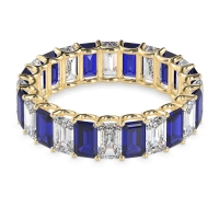 Eternity Emerald Cut U Prong Caila Band