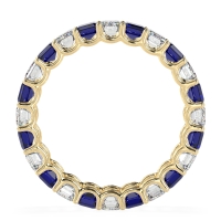 Eternity Emerald Cut U Prong Caila Band