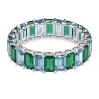 Eternity Emerald Cut U Prong Caila Band