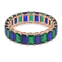Eternity Emerald Cut U Prong Caila Band