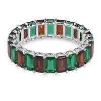 Eternity Emerald Cut U Prong Caila Band