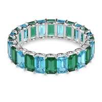 Eternity Emerald Cut U Prong Caila Band