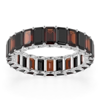 Eternity Emerald Cut U Prong Caila Band
