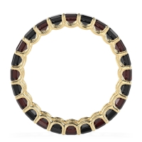 Eternity Emerald Cut U Prong Caila Band